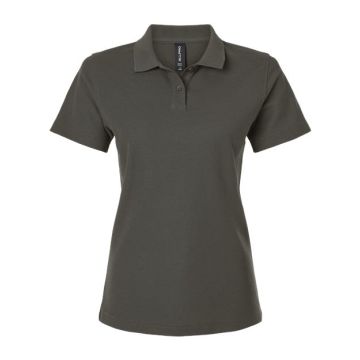 Allpro 62800L Women's Pique Polo - Charcoal