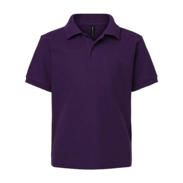 Allpro 62800Y Youth Pique Polo - Purple