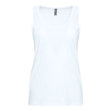 Next Level 3933 Women's Cotton Tank - White