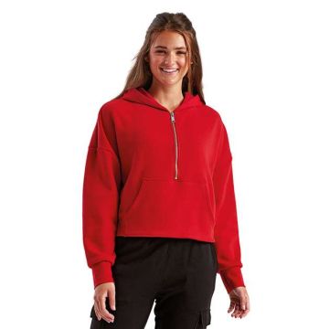 Tridri TD077 Women's Alice Half-Zip Hooded Sweatshirt