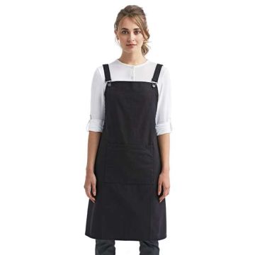Artisan Collection By Reprime RP129 Cross Back Barista Apron with Pocket