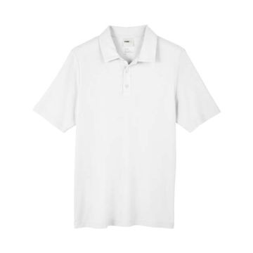 Core365 CE112 Fusion ChromaSoft™ Pique Polo - White