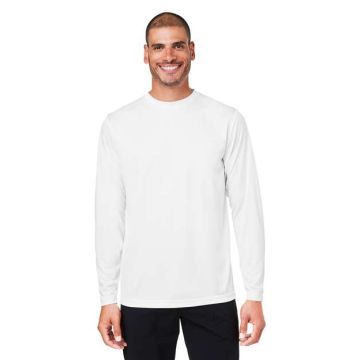 Core365 CE10L Capital Long Sleeve Performance T-Shirt - White