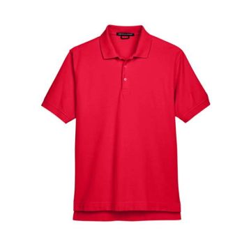 Devon & Jones D100 Pima Piqué Polo - Red