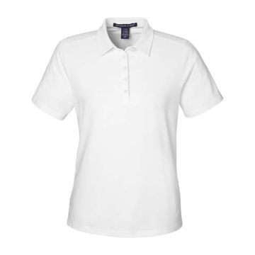 Devon & Jones DG120W Women's Raleigh Stretch Polo - White