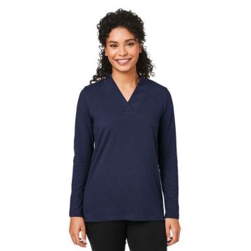 Devon & Jones DP121W Women's Raleigh Shawl Collar Knit Top
