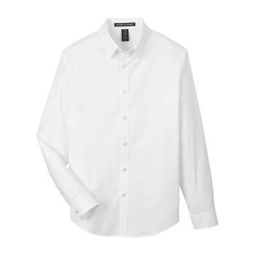 Devon & Jones DG505 CrownLux Performance® Spencer Poplin Dress Shirt - White