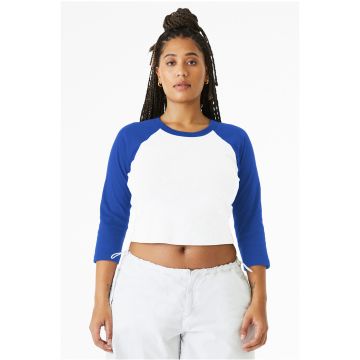 Bella + Canvas 1200 Women's Micro Ribbed 3/4 Raglan Baby Tee