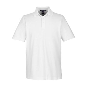 Devon & Jones DG20T CrownLux Performance® Tall Plaited Polo - White