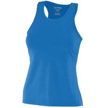 Augusta Sportswear 1202 Ladies Poly/Spandex Solid Racerback Tank - ROYAL