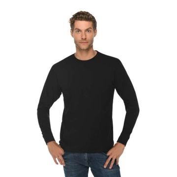 Lane Seven LS15009 Heavyweight Long Sleeve T-Shirt - Black