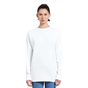 Lane Seven LS15009 Heavyweight Long Sleeve T-Shirt - White