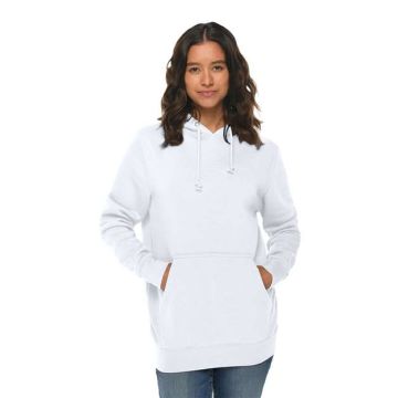 Lane Seven LS19001 Heavyweight Pullover Hooded Sweatshirt - White