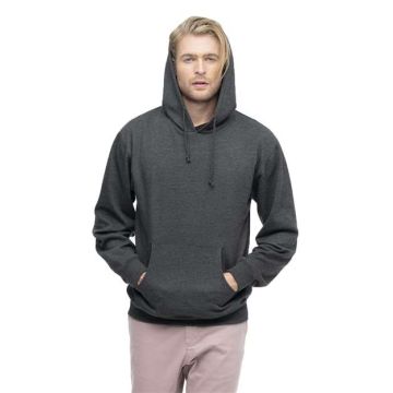 Econscious EC5570 Heathered Hooded Sweatshirt - Charcoal