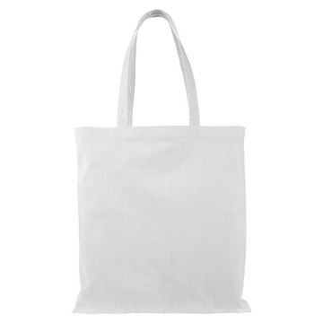 Bagedge BE007 Canvas Promo Tote - White