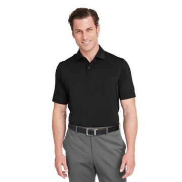 Fairway & Greene F31534 USA Made Tournament Solid Tech Polo - Black