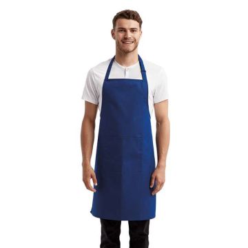 Artisan Collection By Reprime RP154 Recycled Bib Apron with Pocket