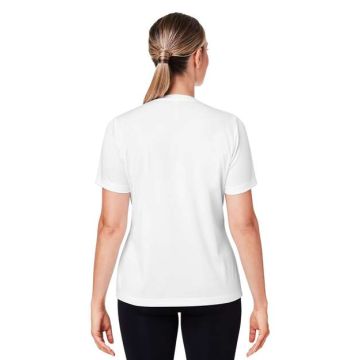 Team 365 TT15W Women's Zone Performance Mesh T-Shirt - White