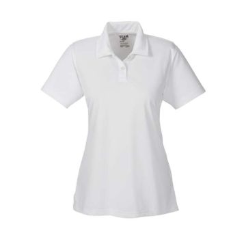 Team 365 TT21W Women's Command Snag Protection Polo - White