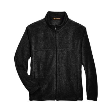 Harriton M990 Full-Zip Fleece - Black