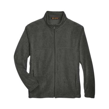 Harriton M990 Full-Zip Fleece - Charcoal