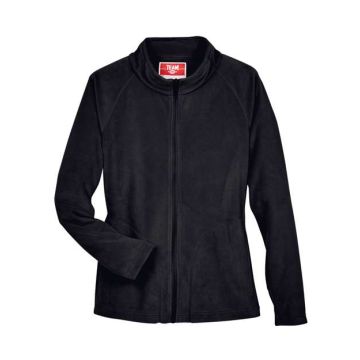 Team 365 TT90W Women's Campus Microfleece Jacket - Black