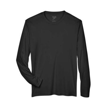Team 365 TT11L Zone Performance Long Sleeve T-Shirt - Black