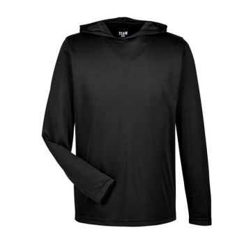 Team 365 TT41 Zone Performance Hooded T-Shirt - Black
