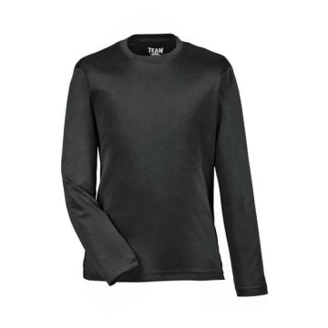 Team 365 TT11YL Youth Zone Performance Long Sleeve T-Shirt - Black