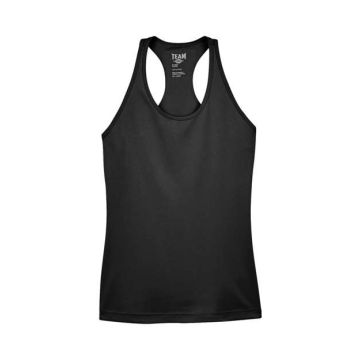 Team 365 TT11WRC Women's Zone Performance Racerback Tank - Black