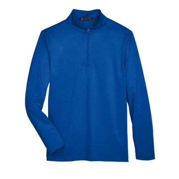 Harriton M748 Advantage Snag Protection Plus Quarter-Zip Pullover