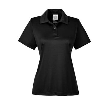 Team 365 TT51W Women's Zone Performance Polo - Black