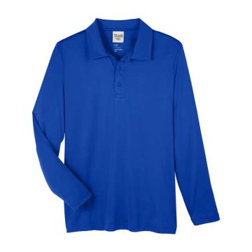 Team 365 TT51L Zone Performance Long Sleeve Polo