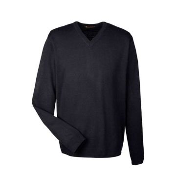 Harriton M420 Pilbloc™ V-Neck Sweater - Black