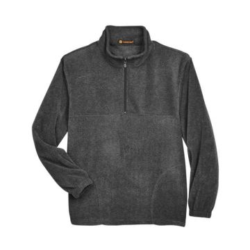 Harriton M980 Quarter-Zip Fleece Pullover - Charcoal