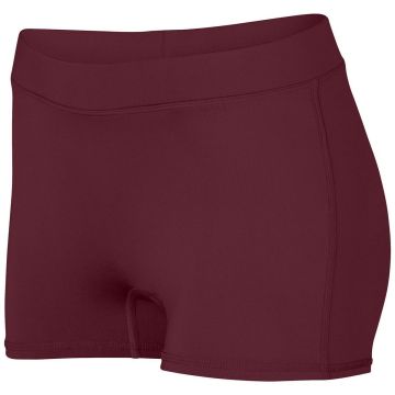 Augusta Sportswear 1232 Ladies Dare Shorts - MAROON