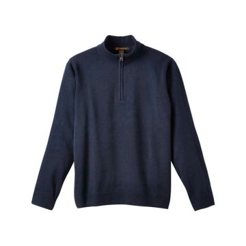 Harriton M421 Unisex Pilbloc™ Quarter-Zip Pullover Sweater