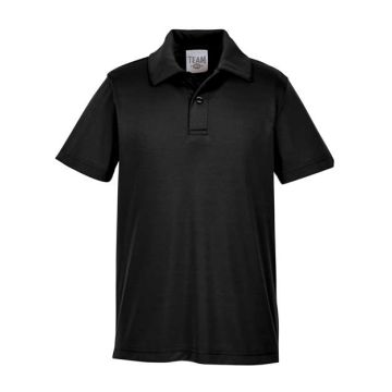 Team 365 TT51Y Youth Zone Performance Polo - Black