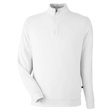 Swannies SWM500 McKinnon Quarter-Zip Pullover - White