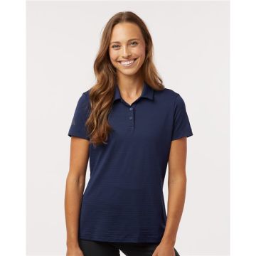 Adidas A707 Women's Textured Stripe Polo