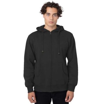 Econscious EC5650 Heritage Full-Zip Hooded Sweatshirt - Black