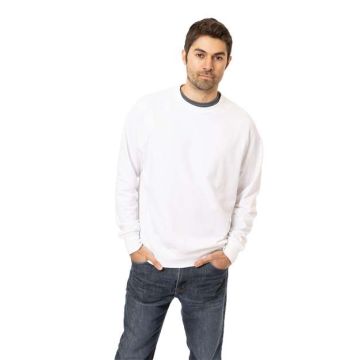 Econscious EC5200 Motion Crewneck Sweatshirt - White