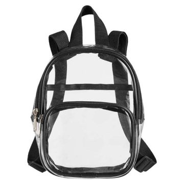 Bagedge BE268 Clear PVC Mini Backpack