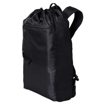 Bagedge BE278 Getaway Cinchback Travel Backpack - Black