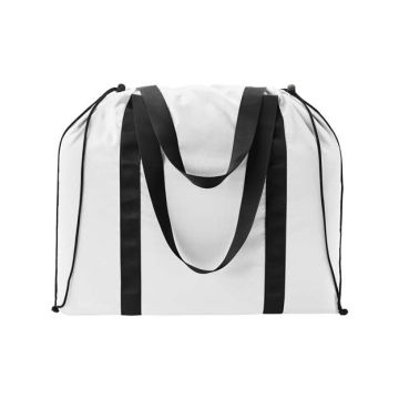 Bagedge BE271 Durable Cinch Tote - White