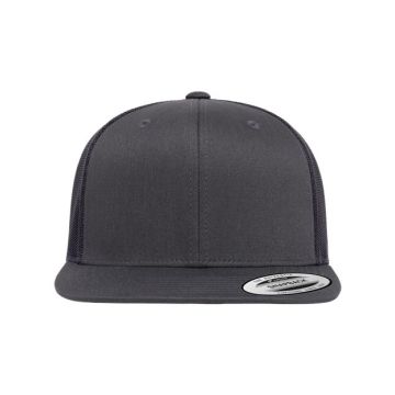 Yp Classics 6609 Retro High Profile Trucker Cap - Charcoal