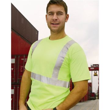 Bayside 3752 USA-Made 50/50 High Visibility T-Shirt