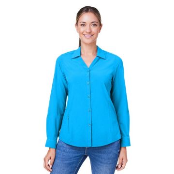 Core365 CE510LW Women's Ultra UVP® Long Sleeve Marina Shirt