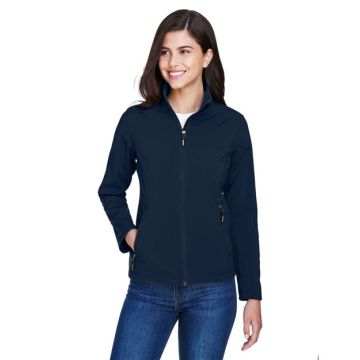 Core365 78184 Women's Cruise Two-Layer Fleece Bonded Soft Shell Jacket