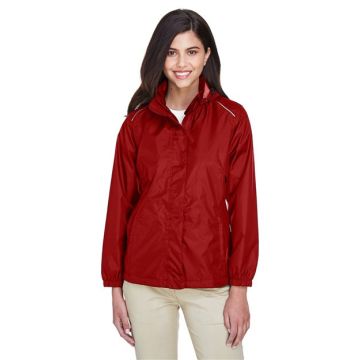 Core365 78185 Women's Climate Seam-Sealed Lightweight Variegated Ripstop Jacket